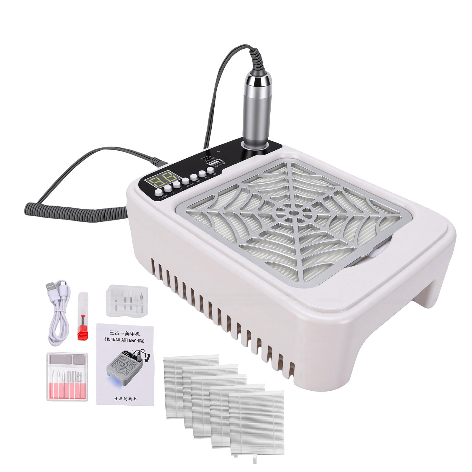 Mesin Bor Kuku 3-in-1 dengan P - Nail Drill Machine ulasan dan harga