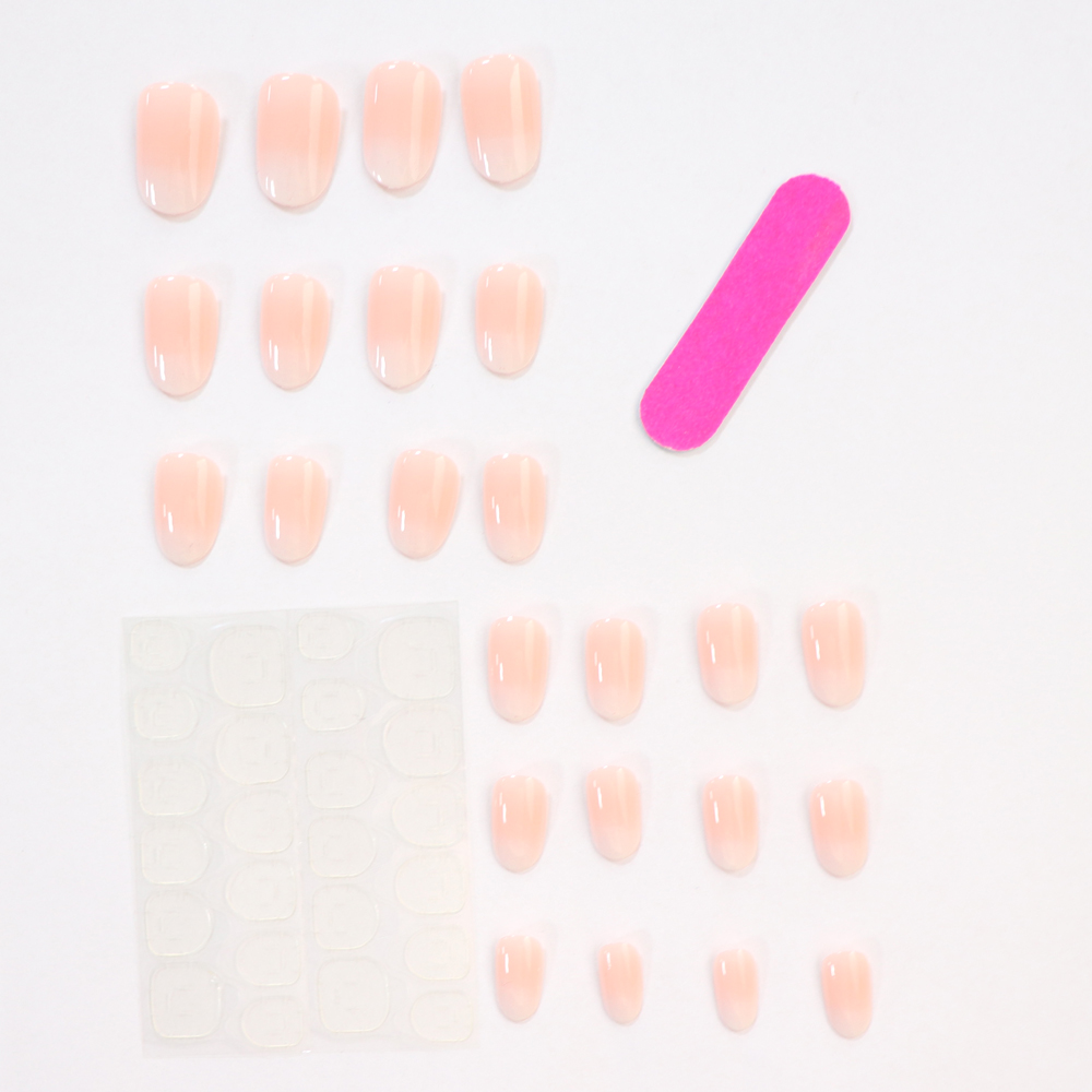 ARTAUG kuku palsu, tekan warna - Nail Art Pink ulasan dan harga