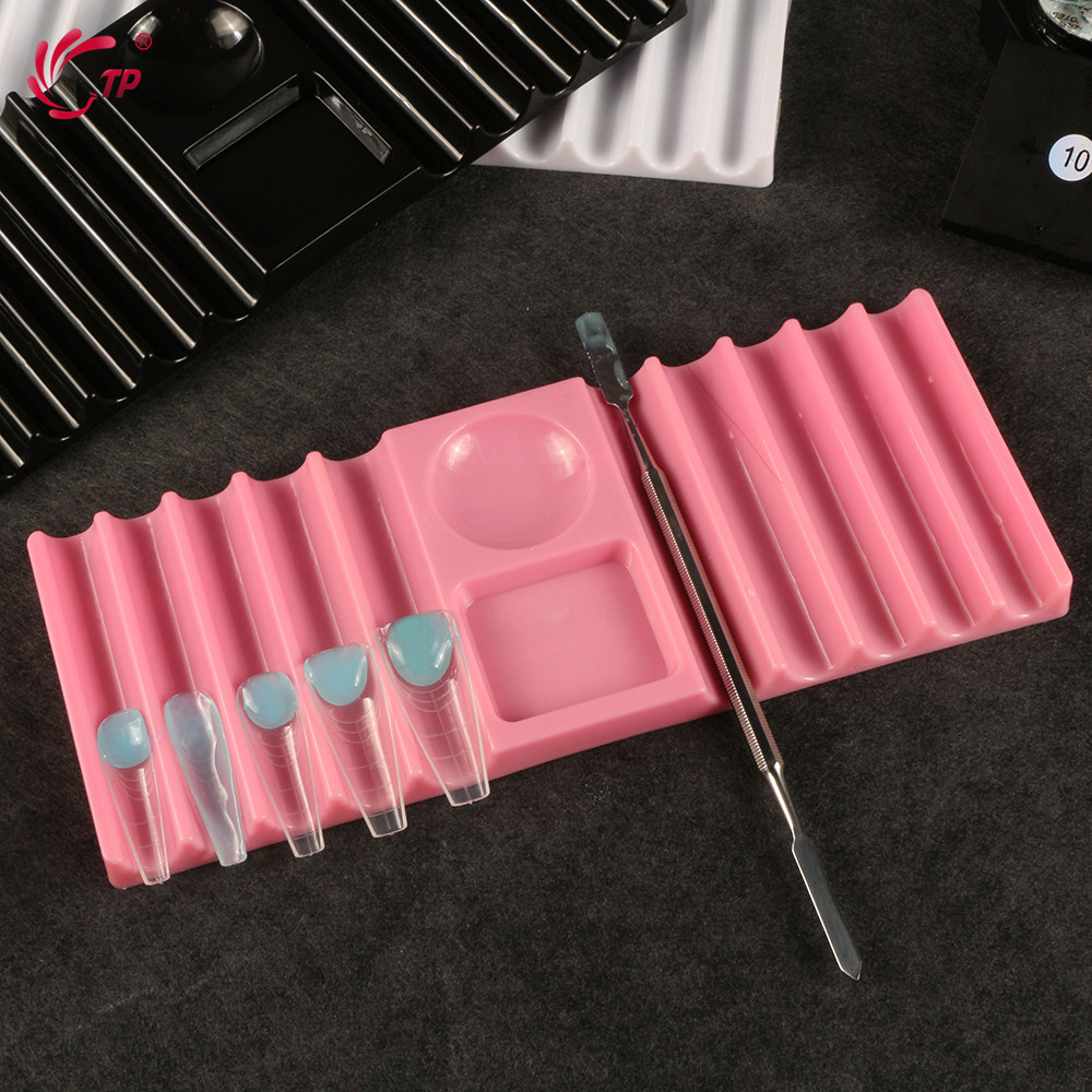 Penyangga Pena Plastik TP Dual - Nail Art Ombre ulasan dan harga