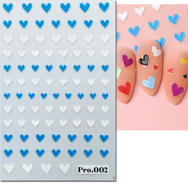 5d timbul seni kuku stiker Har - Nail Art Valentines Day ulasan dan harga