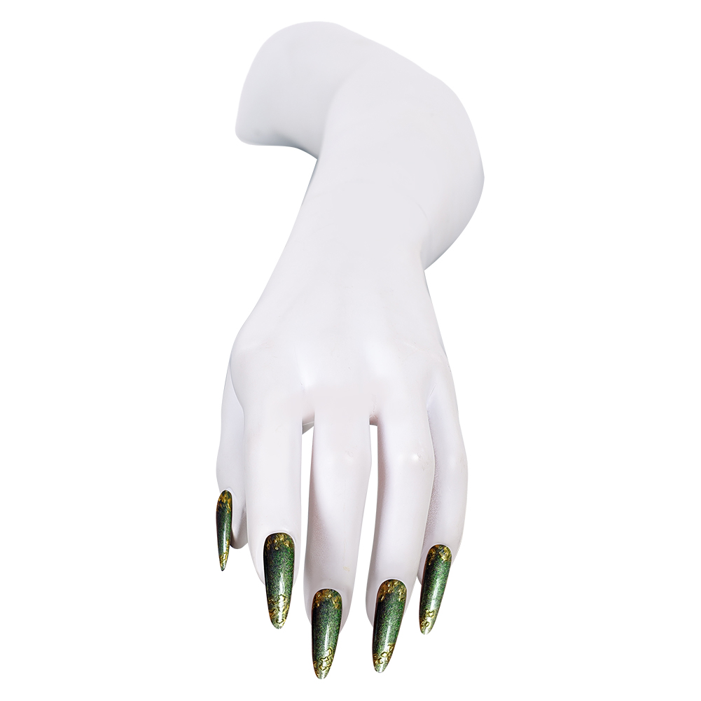 Kuku Palsu Hijau dengan Aksen  - Nail Art Press On ulasan dan harga