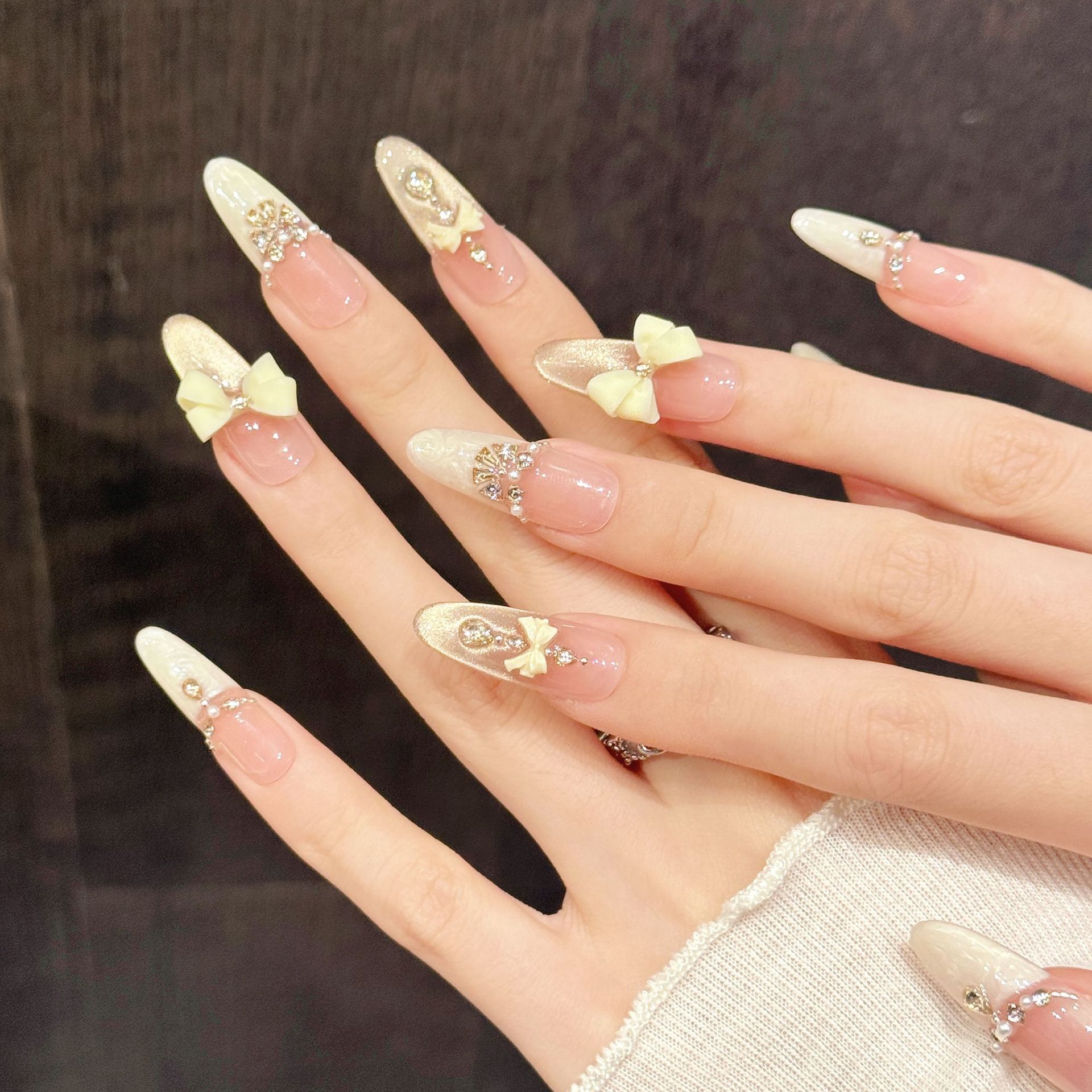10pcs Kuku Palsu Buatan Tangan - Nail Art Press On ulasan dan harga