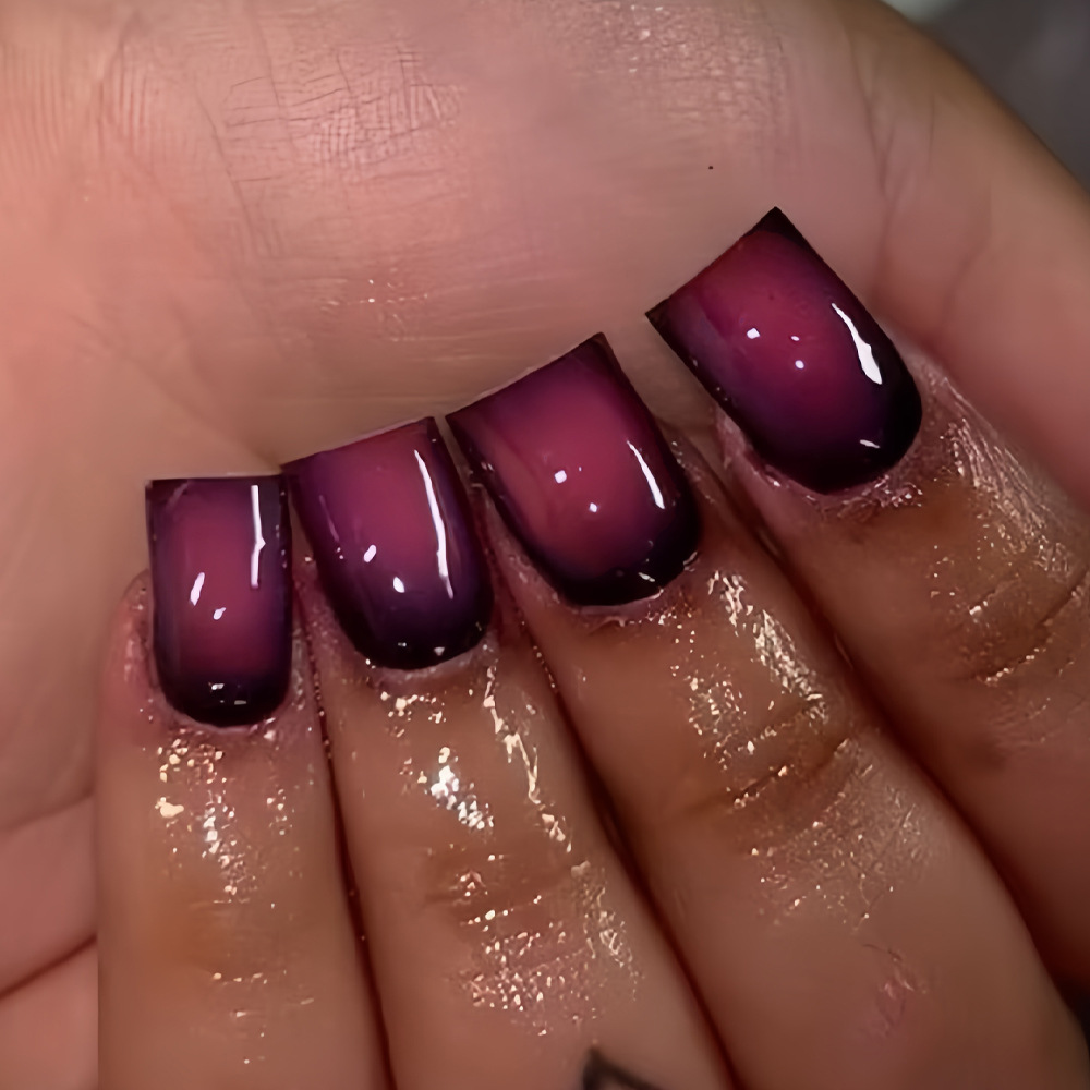 Kuku palsu pendek berbentuk pe - Nail Art Press On ulasan dan harga