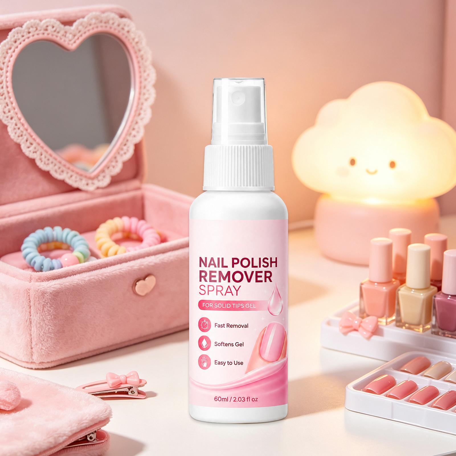 Semprotan Penghapus Kuku 60ml  - Nail Art Press On ulasan dan harga