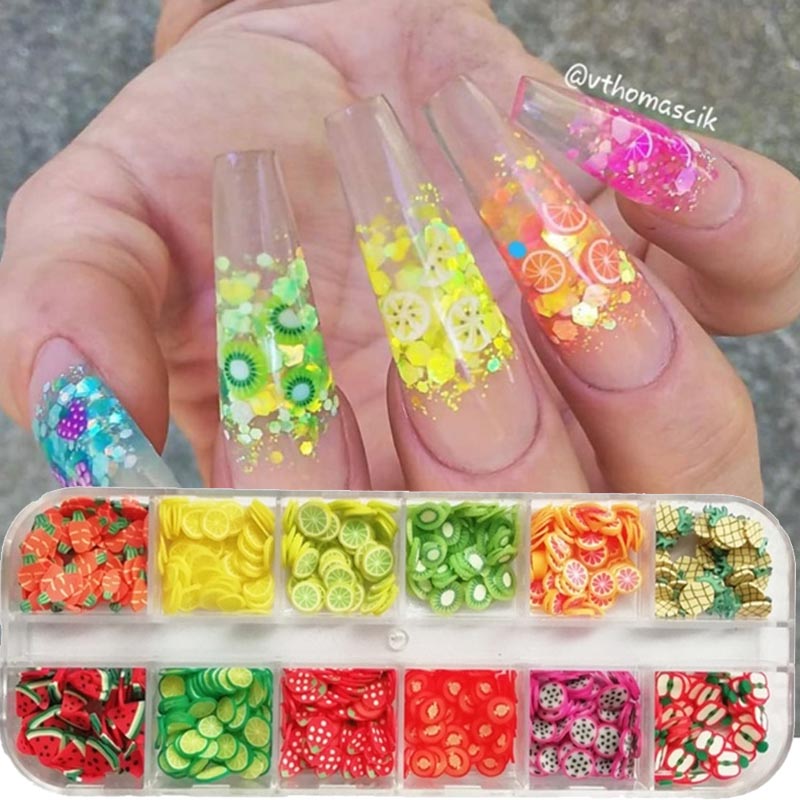 Stiker manikur kuku tanah liat - Nail Art Valentines Day ulasan dan harga